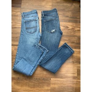 2x1 Abercrombie super skinny men jeans